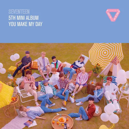 Capa do álbum YOU MAKE MY DAY do SEVENTEEN